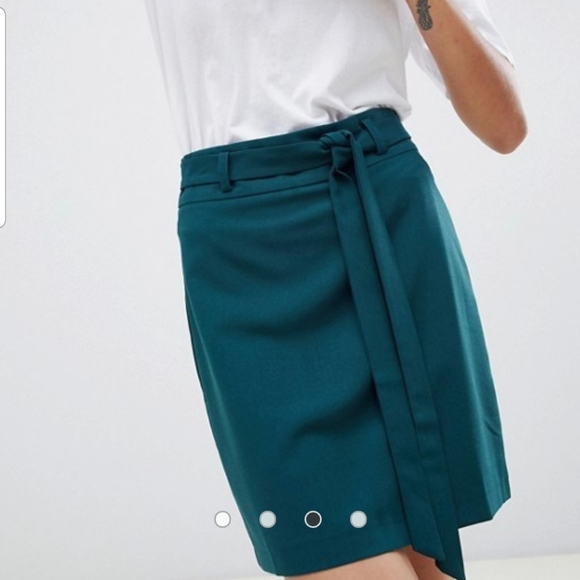 ASOS DESIGN tailored mini skirt withย obi tie - Picture 6 of 8